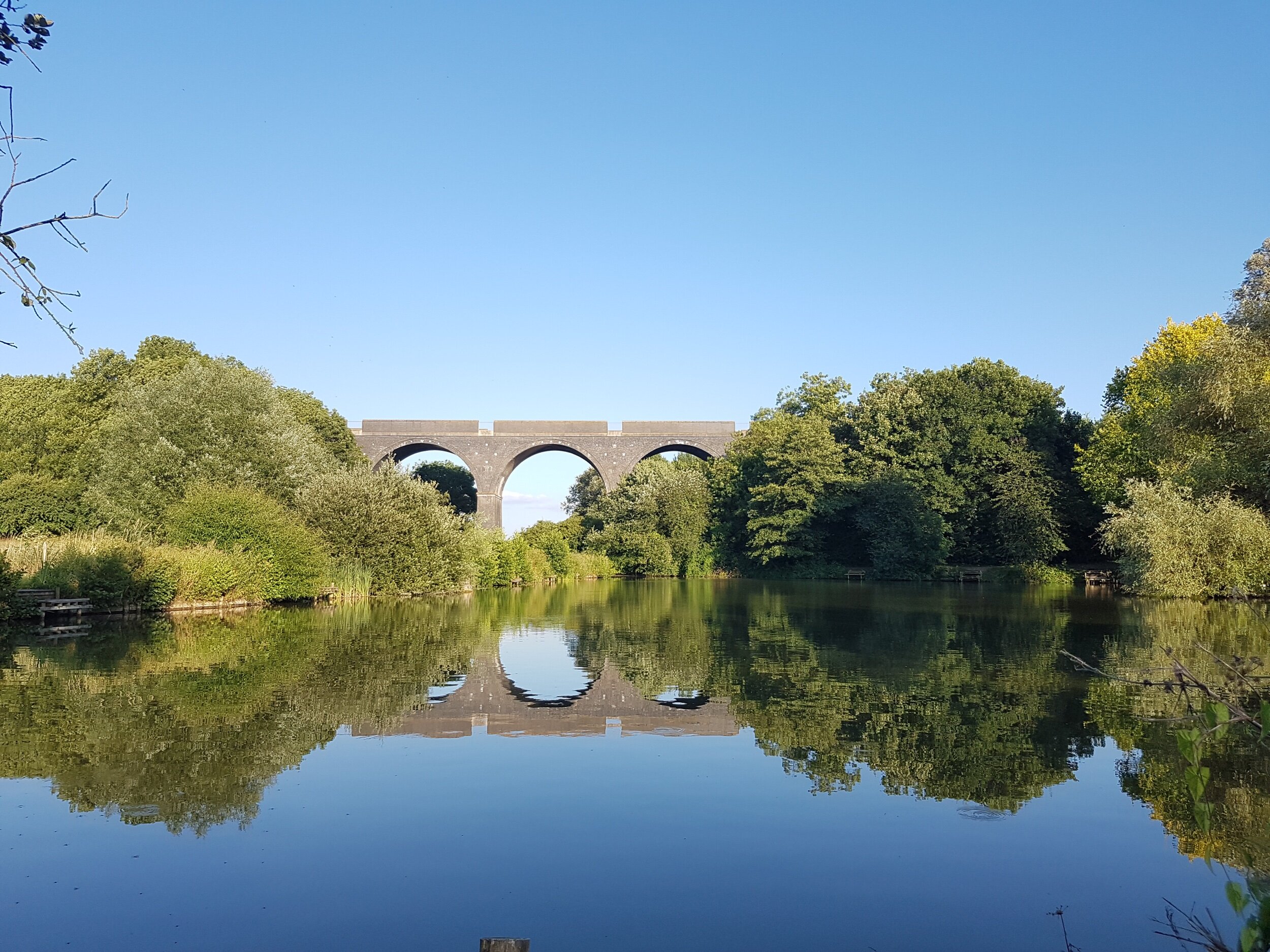 Viaduct Fishery, a peaceful retreat among lakes near me in Somerset