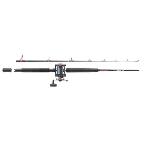 Abu Garcia Muscle Tip Boat Combo 6ft or 7ft 2 pc 20-40lb Boat rod with GT345 Multiplier Boat Reel