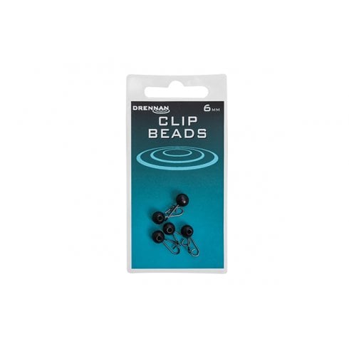 Drennan Clip Bead Black 4mm