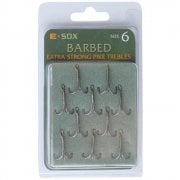 E-SOX Treble Hook Extra Strong Barbed