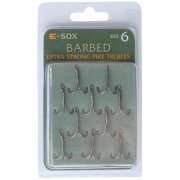 E-SOX Treble Hook Extra Strong Barbed