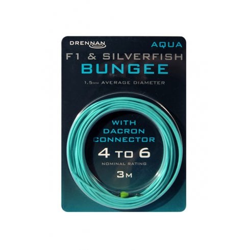 Drennan F1+Siver Fish Bungee 4 to 6, AQUA