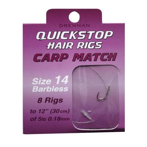 Drennan Quickstop Carp Match Hair Rigs