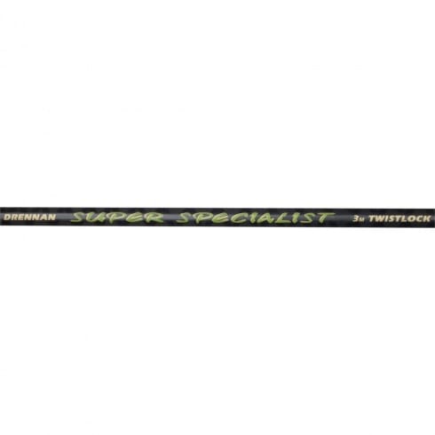 Drennan Super Specialist Extendable Twist Lock landing Net Handle 3m