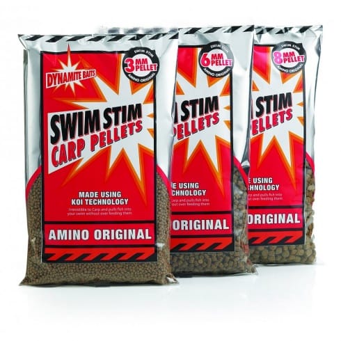 Dynamite Baits Swim Stim Amino Original Sinking Carp Pellets 900g