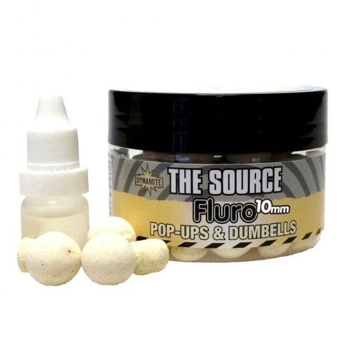 Dynamite Baits The Source White Fluro POP Ups and Baits