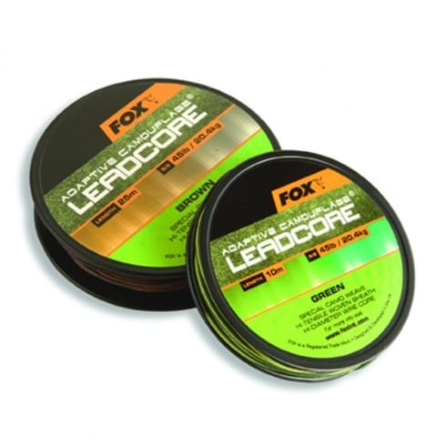 Fox Adaptive Camo Leadcore in Brown or Green