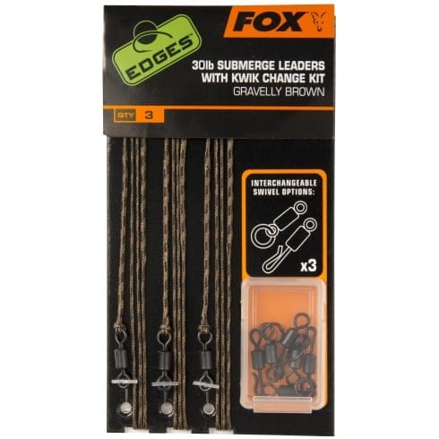 Fox Edges Brown Submerge 35lb Leaders
