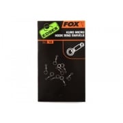 Edges Kuro micro hook ring swivels x 10