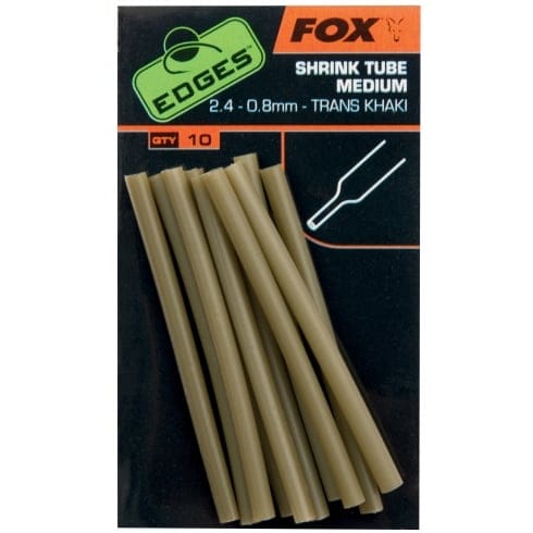 Fox Edges Shrink Tube Med 2.4-0.8mm Trans