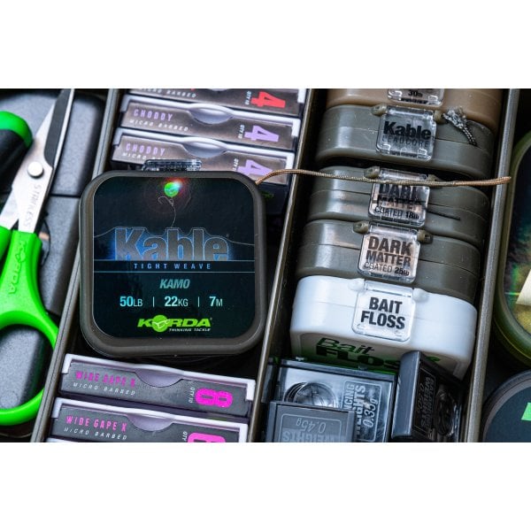 Korda Kable Tight Weave Leadcore packaging