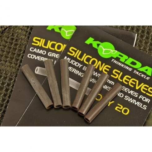 Korda Silicone Sleeve Weedy Green and Muddy Brown