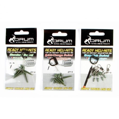 Korum Ready Heli Kits Snap Link Swivel