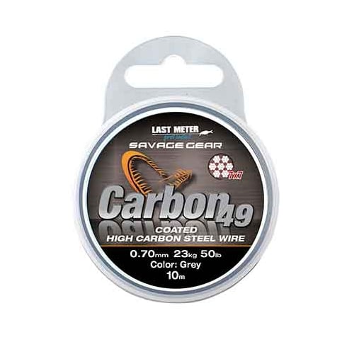 Savage Gear Carbon49 Wire Coated Grey