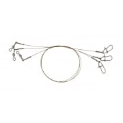 Raw49 Uncoated Trace 20cm 0.27mm 7kg Swivel/Needle Snap 3