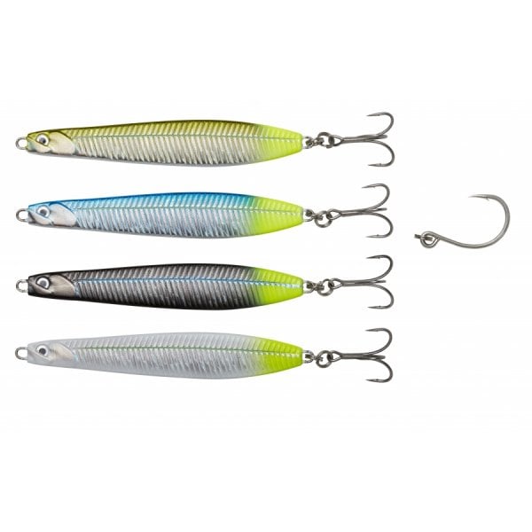 Savage Gear Surf Seeker in packaging showing both hook options