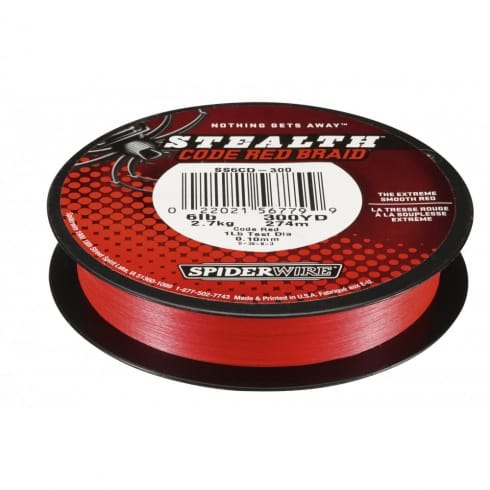 Spiderwire Spider stealth 30LB & 50LB Red 270m
