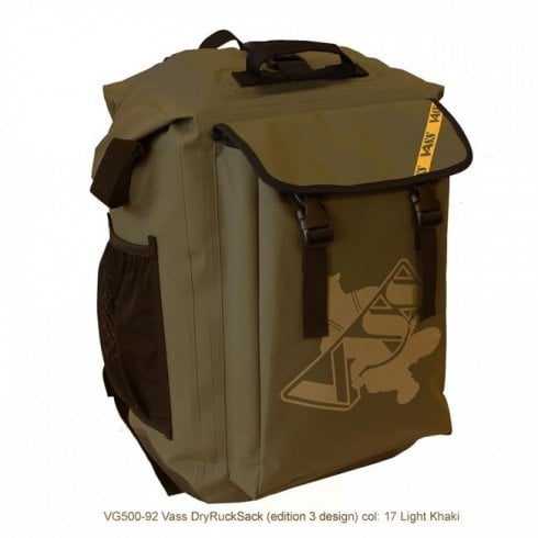 Vass Dry Fishing Ruck Sack ‘Edition 3’ – Khaki Edition