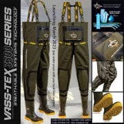 Vass-Tex 3300 Heavy Duty Breathable chest wader Studded
