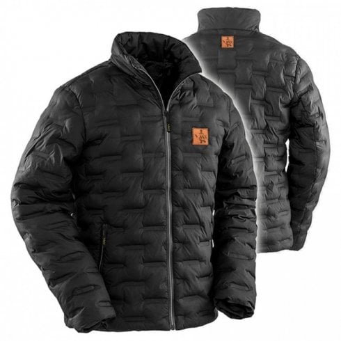 Vass -tex Quilted Ultra Rib Coat Black